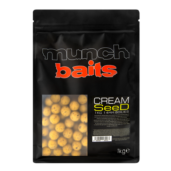 Munch Baits Cream Seed Boilies